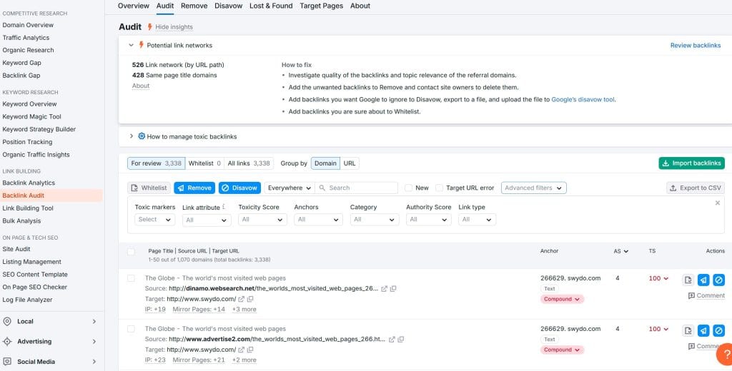 Backlink Audit 12 05 2024 02 54 PM