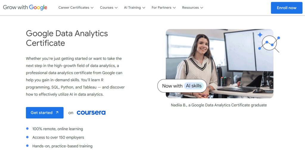 Data Analytics Certificate Training Grow with Google 01 24 2025 03 23 PM