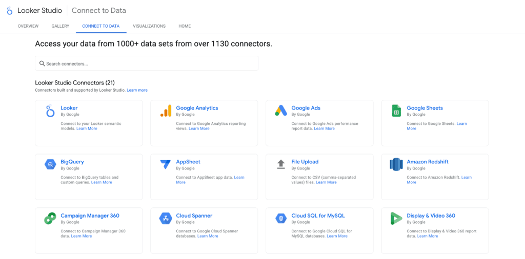 Looker Studios integration marketplace